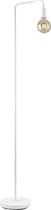 LED Vloerlamp - Trinon Dolla - E27 Fitting - 1-lichts - Rond - Mat Wit - Aluminium
