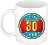 Verjaardag mok / beker hoera 30 jaar verjaardagscadeau