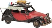 MadDeco - beeldje - blik - citroen - 2cv - lelijke - eend -met - luifel