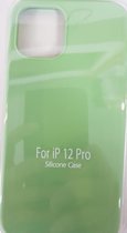 TF Cases | Apple iPhone 12 pro  |Licht Groen | silicone| back hoesje | High Quality | Comfortabel