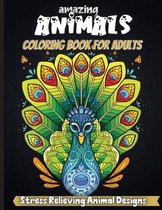 Amazing Animals Coloring Book For Adults