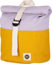 Blafre Rugzak roll top yellow + light purple - Kinderrugzak - Peuterrugzak - Boekentas