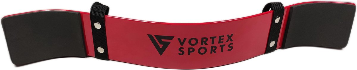 Vortex Sports - Arm Blaster Red - Bicep Curl - Heavy Duty - Powerlifting - Bodybuilding - Krachtsport