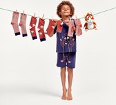 Woody pyjama jongens/heren - donkerblauw - cavia - 211-1-PLE-Z/896 - maat 116