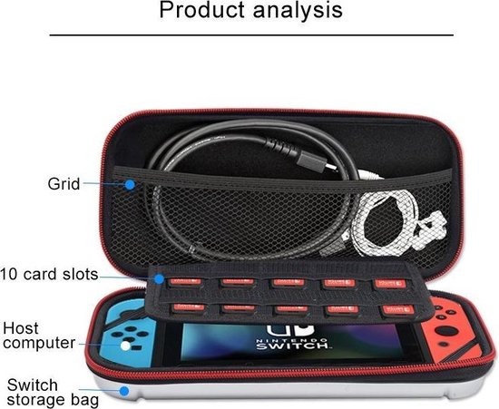 Étui rigide de Luxe pour Nintendo Switch Light Blue