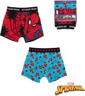 2 paar boxershorts Spider-Man maat 104/110
