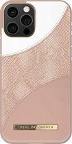 iDeal of Sweden Fashion Case Atelier voor iPhone 12/12 Pro Blush Pink Snake
