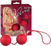 Velvet Red Balls - Rood - Sextoys - Vagina Toys - Toys voor dames - Geisha Balls