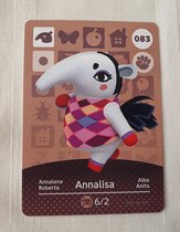 Amiibo animal crossing new horizons origineel Eu annalisa 083 kaart