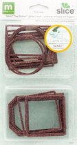 Slice Making Memories Slice Tag Maker Glitter Rim Multipack, antiek