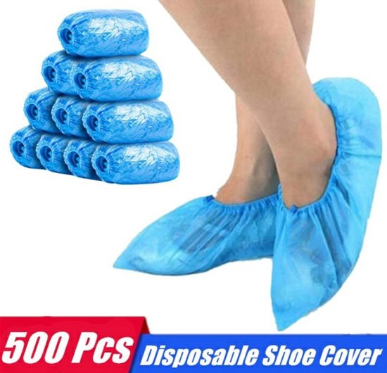 500 x sterke blauwe schoenhoesjes - Waterdicht - Universeel pasbaar  schoenhoesje -... | bol.com