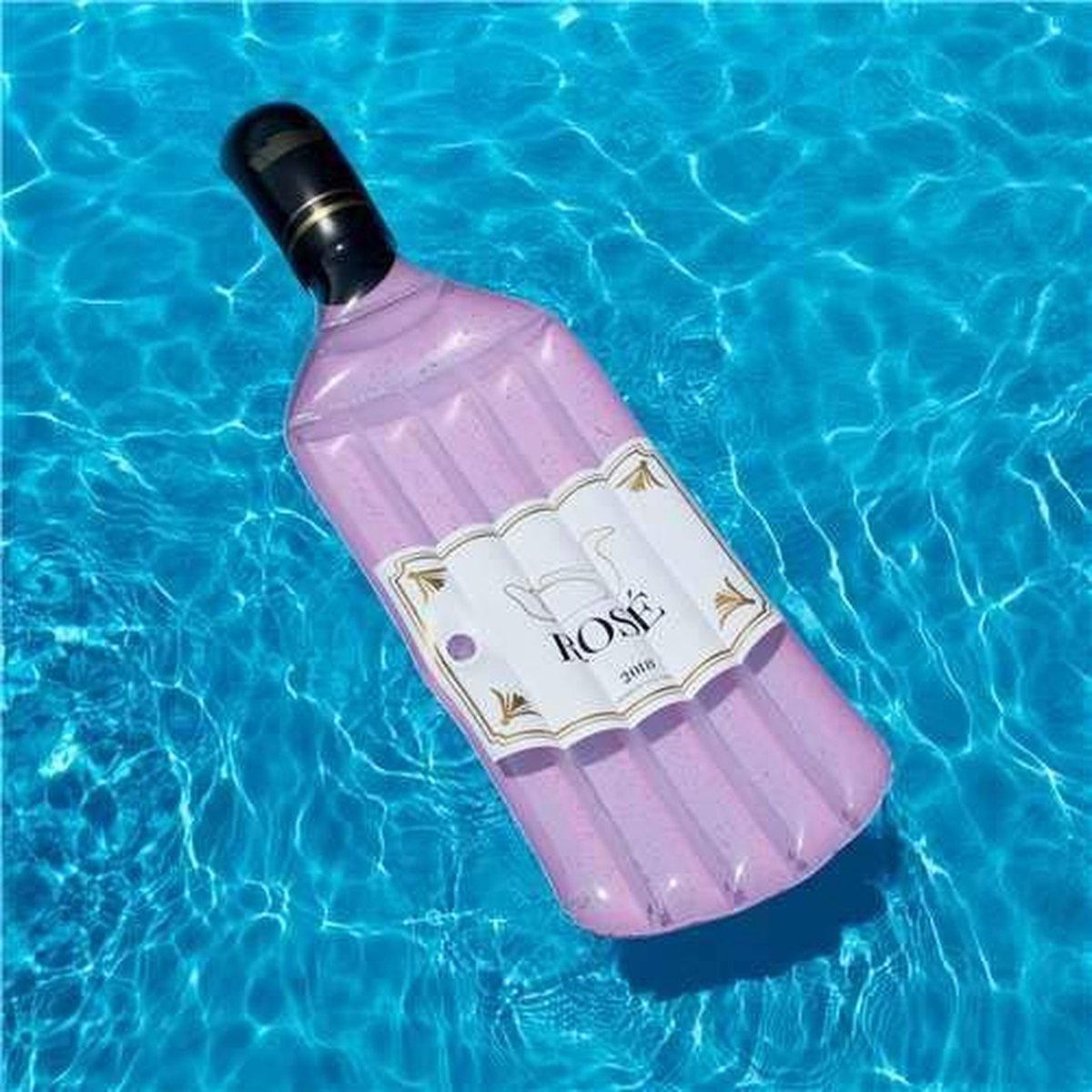 Piscine matelas pneumatique flottant bouteille de vin rosé | bol.com