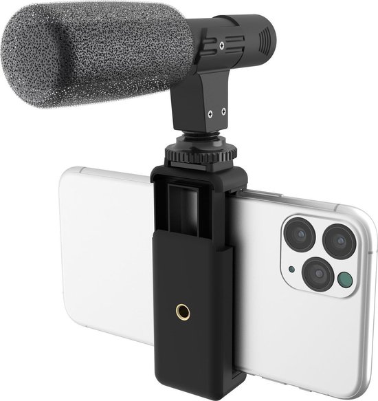 Gezichtsvermogen piloot cassette DigiPower Universal Shotgun Microfoon Kit DP-M25 | Smartphone/Camera/Vlog  kit,... | bol.com