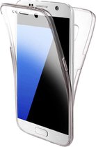 Samsung S7 Hoesje en Screenprotector in 1 - Samsung Galaxy S7 Case 360 graden Transparant