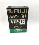 FUJI VHS-C SHG-30  videocassette voor camera 30 min