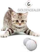 GOLDENDEALER™ - Magische Bal Interactief Speelgoed Hond/Kat - Kattenspeeltje - Diervriendelijk Kattenspeeltje - Speelgoed Voor Dieren - USB oplaadbaar - Wit