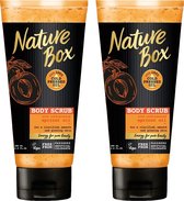 Nature Box Body Scrub Abricot Oil Voordeelbox | 2 x 200 ml