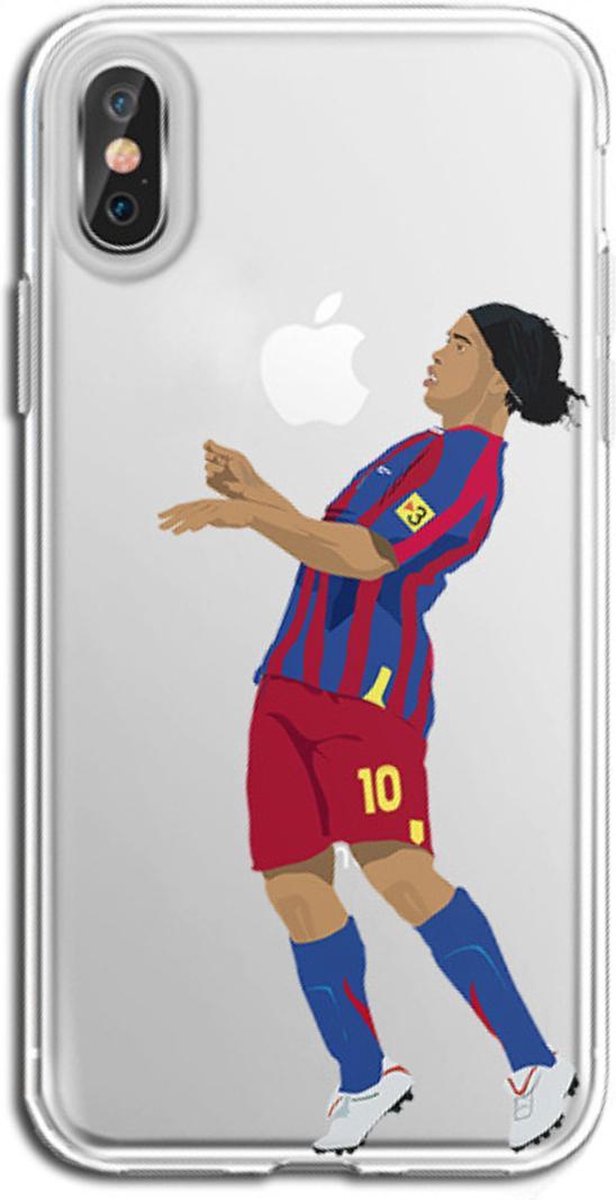 iPhone X / XS Hoesje Voetbal Ronaldinho - Merkloos