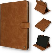 iPad Air 2020 - iPad Air 4 10.9 inch (2020) Hoes Sienna Brown - Casemania Book Case met Magneetsluiting