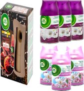 Air Wick Voordeelset Mulled Wine - Freshmatic Auto Spray Kit + Freshmatic Refill Voordeelverpakking 6 x 250 ML
