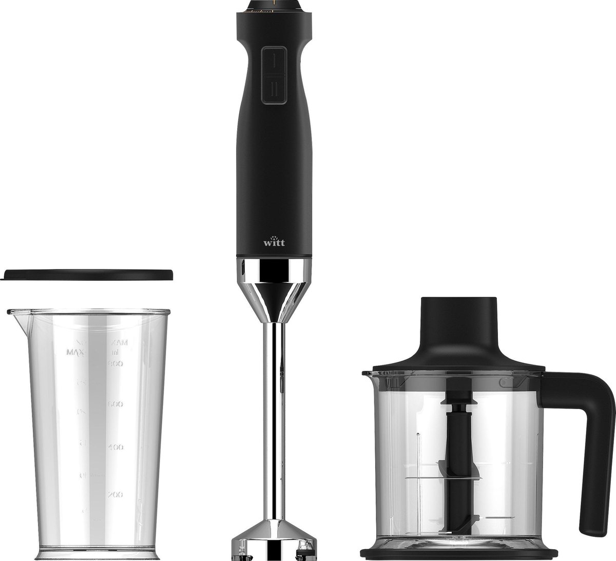 Witt Staafmixer Premium Zwart | Mixers | 5707582997548