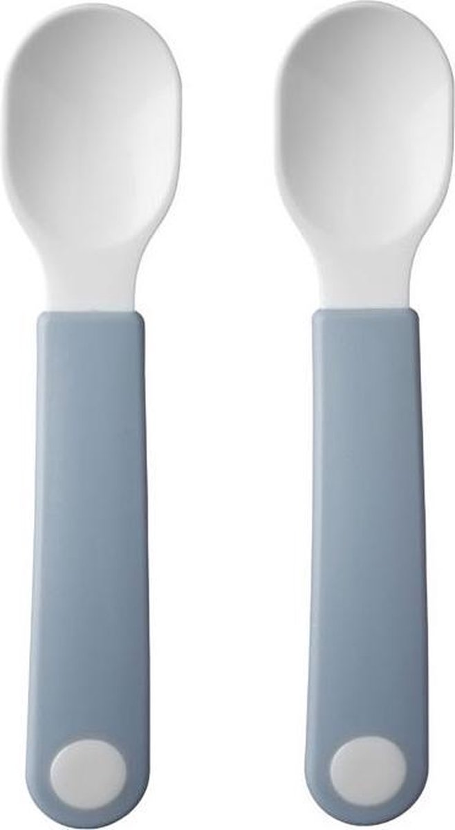 Mepal Oefenlepels 2 stuks - licht blauw