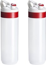 Tacx Bottle Fuse rouge 2 pièces - bouteille d'eau - bouteille de sport -