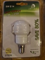 Lucide spaarlamp 5W warm wit