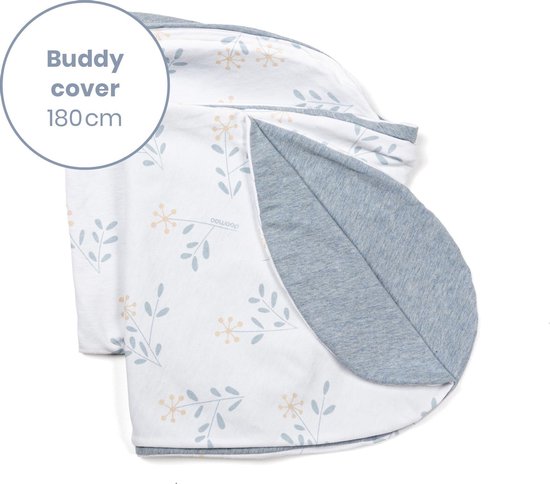 doomoo Buddy Cover - Spring Blue - Housse pour coussin d'allaitement Buddy  - Katoen... | bol.com