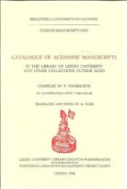 Catalogue of Acehnese manuscripts in the Library of the University of Leiden and other collections outside Aceh