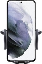 Shop4 - Samsung Galaxy S21 Plus Autohouder Verstelbare CD Houder Zwart met Draaiklem Zwart