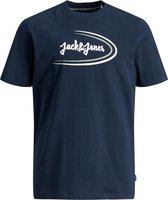 Jack & Jones t-shirt jongens - blauw - JORriley - maat 152