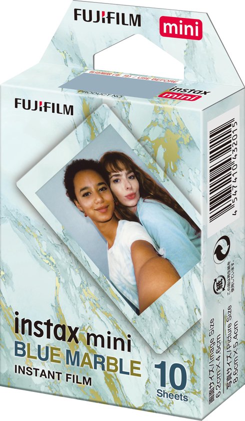 Fujifilm Instax Mini Film - Blue marble - 10 stuks