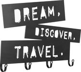 Pippa Design kapstok wandkapstok haken - dream discover travel