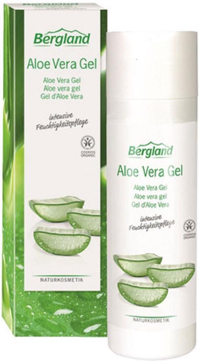 Bergland Aloe Vera Gel 200 Ml. - 93% Bio Aloe Vera Leaf Juice