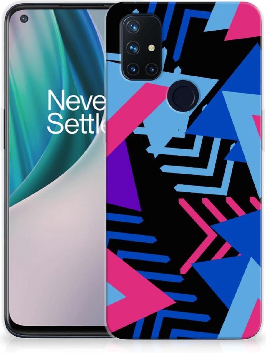OnePlus Nord N10 5G TPU Hoesje Funky Triangle