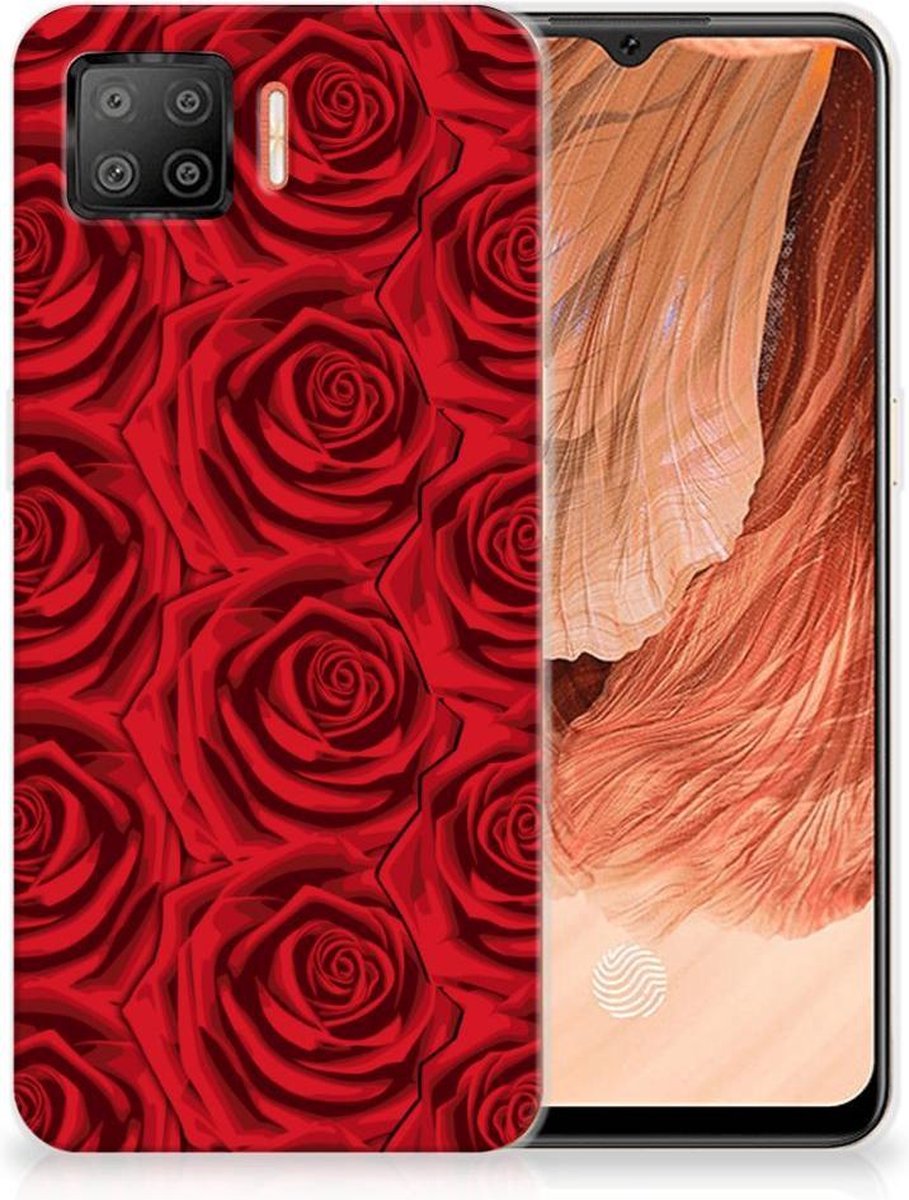 OPPO A73 4G TPU Case Red Roses