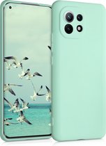 kwmobile telefoonhoesje voor Xiaomi Mi 11 - Hoesje voor smartphone - Back cover in mat mintgroen