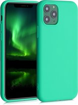 kwmobile telefoonhoesje voor Apple iPhone 11 Pro - Hoesje voor smartphone - Back cover in neon turquoise