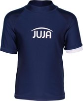 JUJA - UV - shirt de bain pour les enfants - manches courtes - Solid - bleu foncé - Taille 134-140cm