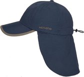 Hatland - UV pet met nekflap voor heren - Stone - anti-muggen - Leisteenblauw - maat L/XL (59CM)