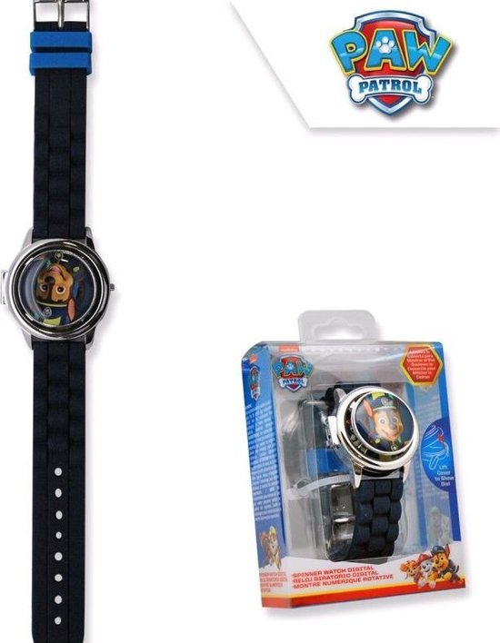 Nickelodeon Horloge Paw Patrol Digitaal Jongens 25 X 4 Cm Zwart