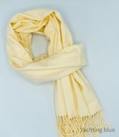 Sjaal - heren - dames - sjaal - Cashmere - off white - wol  - kado vrouw - kado man - luxe sjaal - voorjaar -