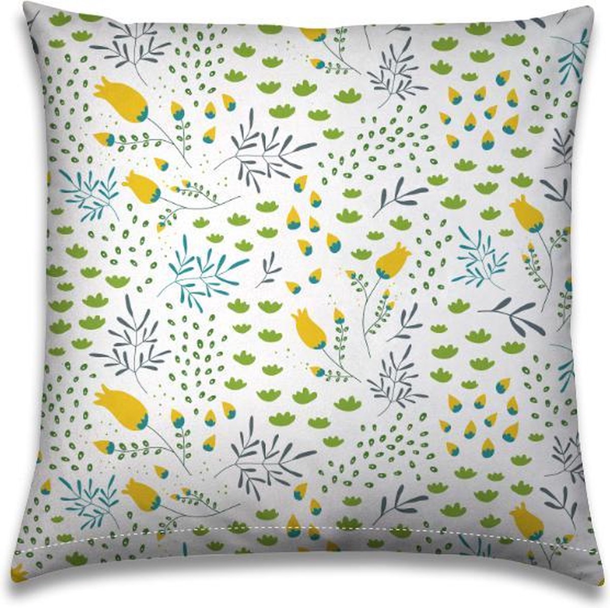 Bootkussen | 50x50cm | Fresh Flowers - Oh, greenery! |Outdoor |Tuinkussen