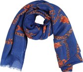 Een trendy sjaal met een print van kettingen - voor uzelf of Bestel Een Kado