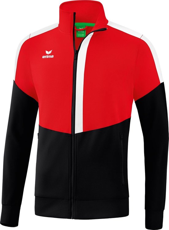 Erima Sportjas - Maat 140  - Unisex - rood/zwart/wit