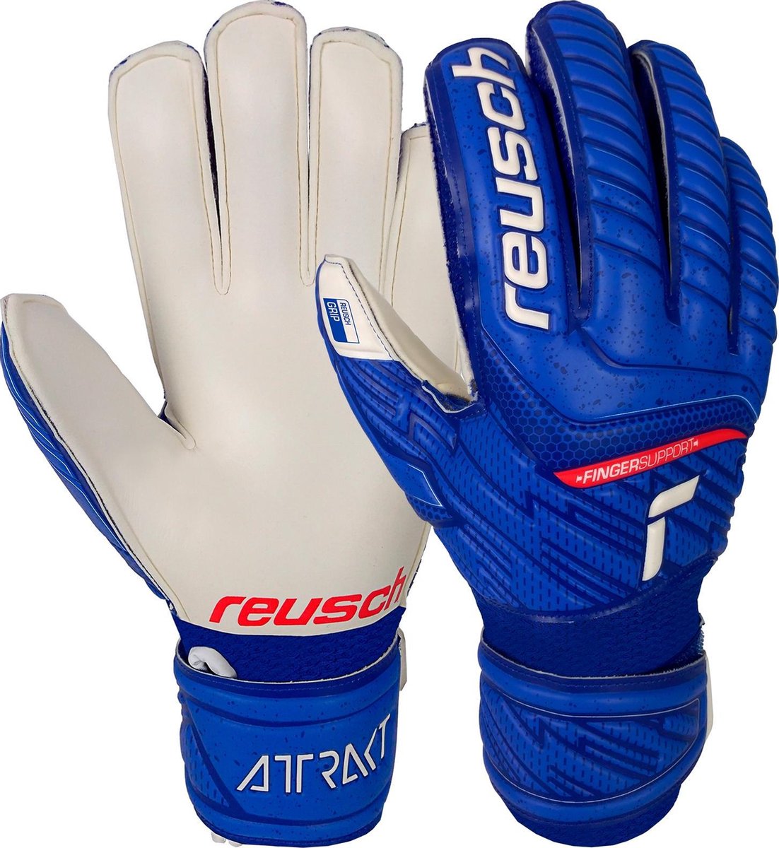 Reusch Attrakt Grip Finger Support Junior Keepershandschoenen Kinderen - Maat 6