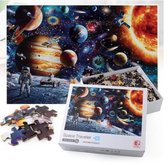 Mini Puzzel met poster - Astronauten en Planeten - 1000 stukjes - Ruimte/Space