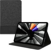 kwmobile hoes voor Huawei MatePad (10.4") - Tablethoes met standaard in antraciet / zwart - Tablet flip cover - Ultra dun