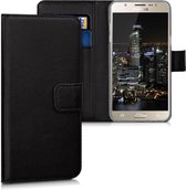 kwmobile telefoonhoesje voor Samsung Galaxy J5 (2016) DUOS - Hoesje met pasjeshouder in zwart - Wallet case